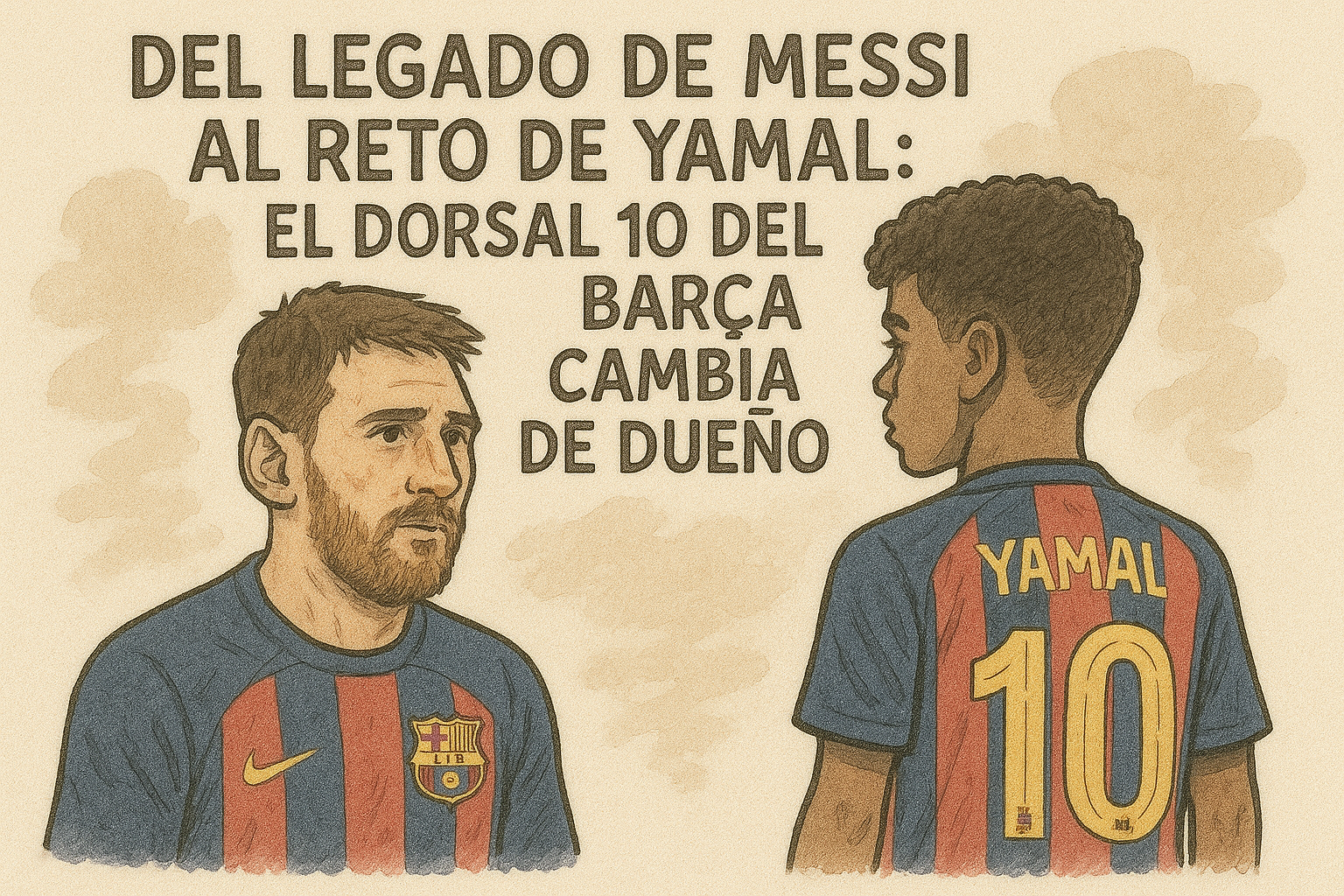 Del legado de Messi al reto de Yamal: el dorsal 10 del Barça cambia de dueño
