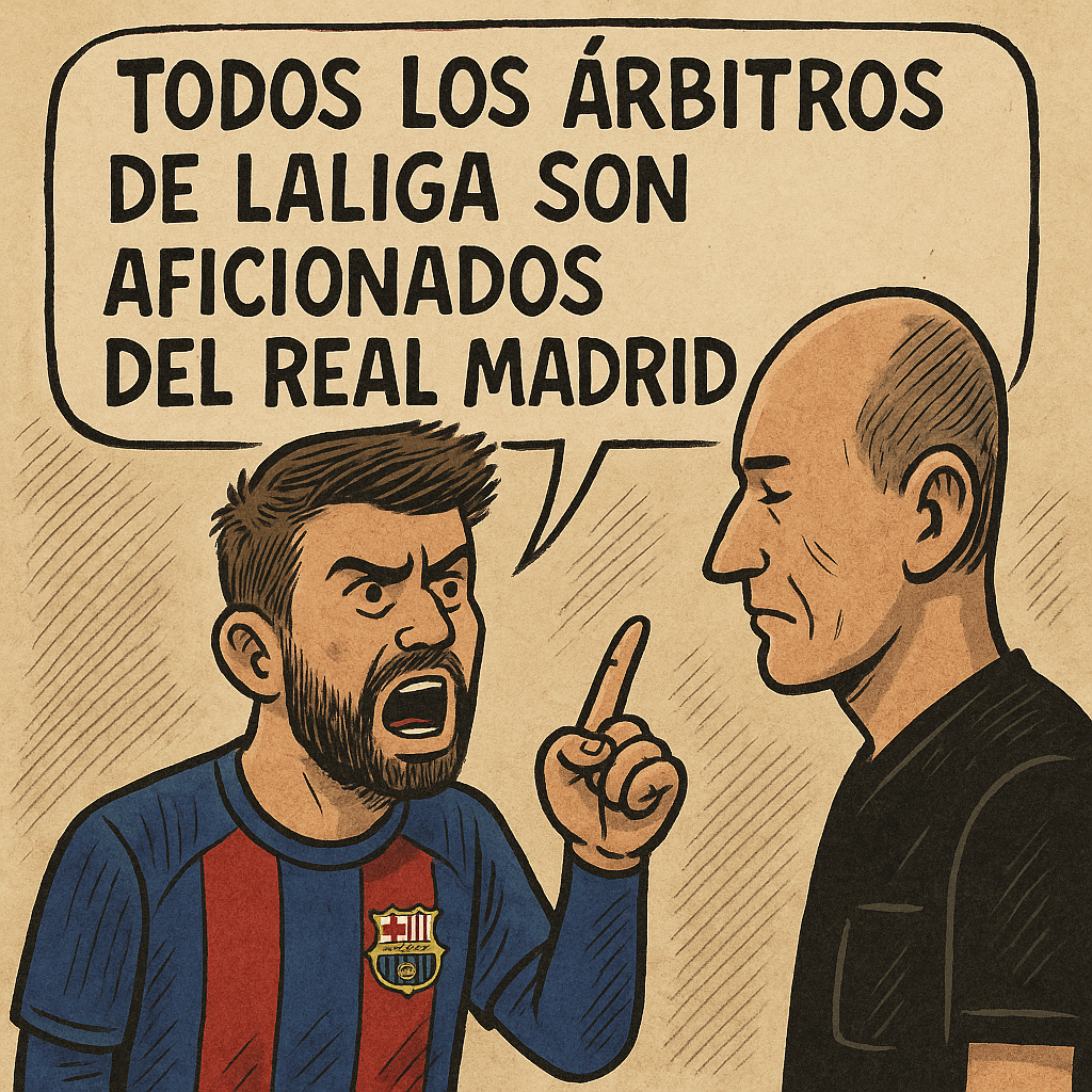Polémica por Piqué: ¿Los árbitros de LaLiga son madridistas?