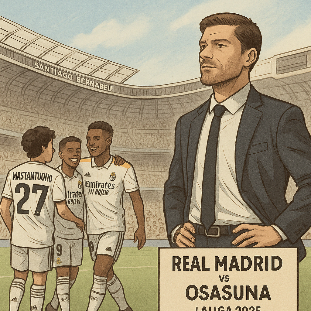 El Real Madrid abre una nueva era: Xabi Alonso debuta en el Bernabéu
