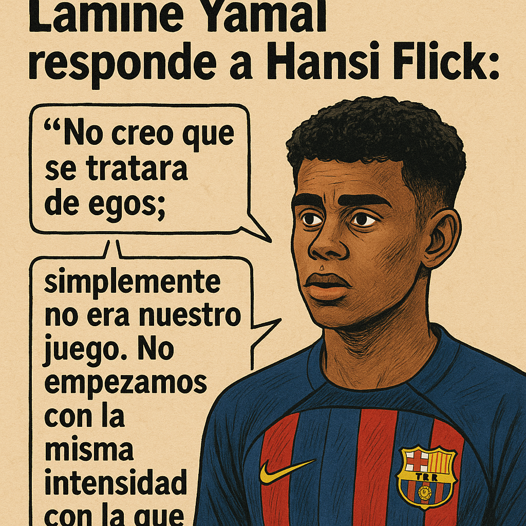 Lamine Yamal responde a Hansi Flick: ¿fue ego o falta de intensidad?
