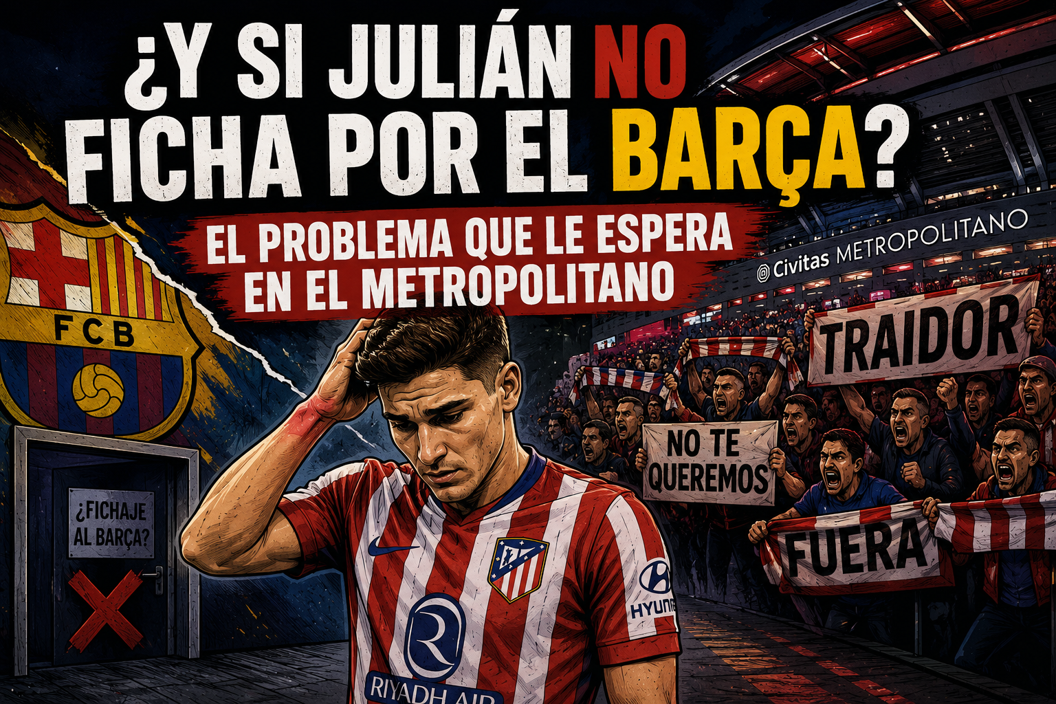 ¿Y si Julián no ficha por el Barça? El problema que le espera en el Metropolitano