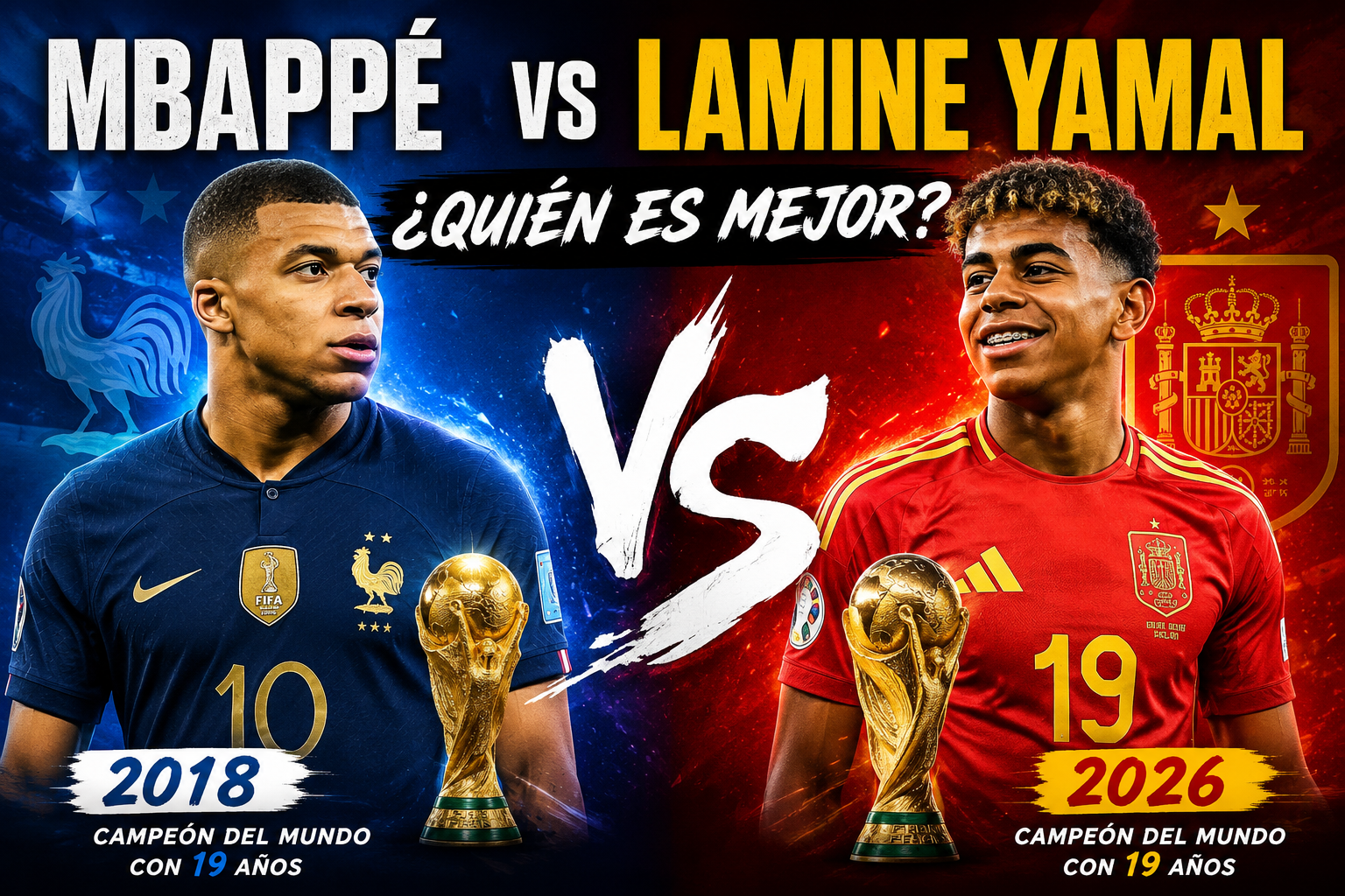 Mbappé vs Lamine Yamal: ¿quién es mejor?