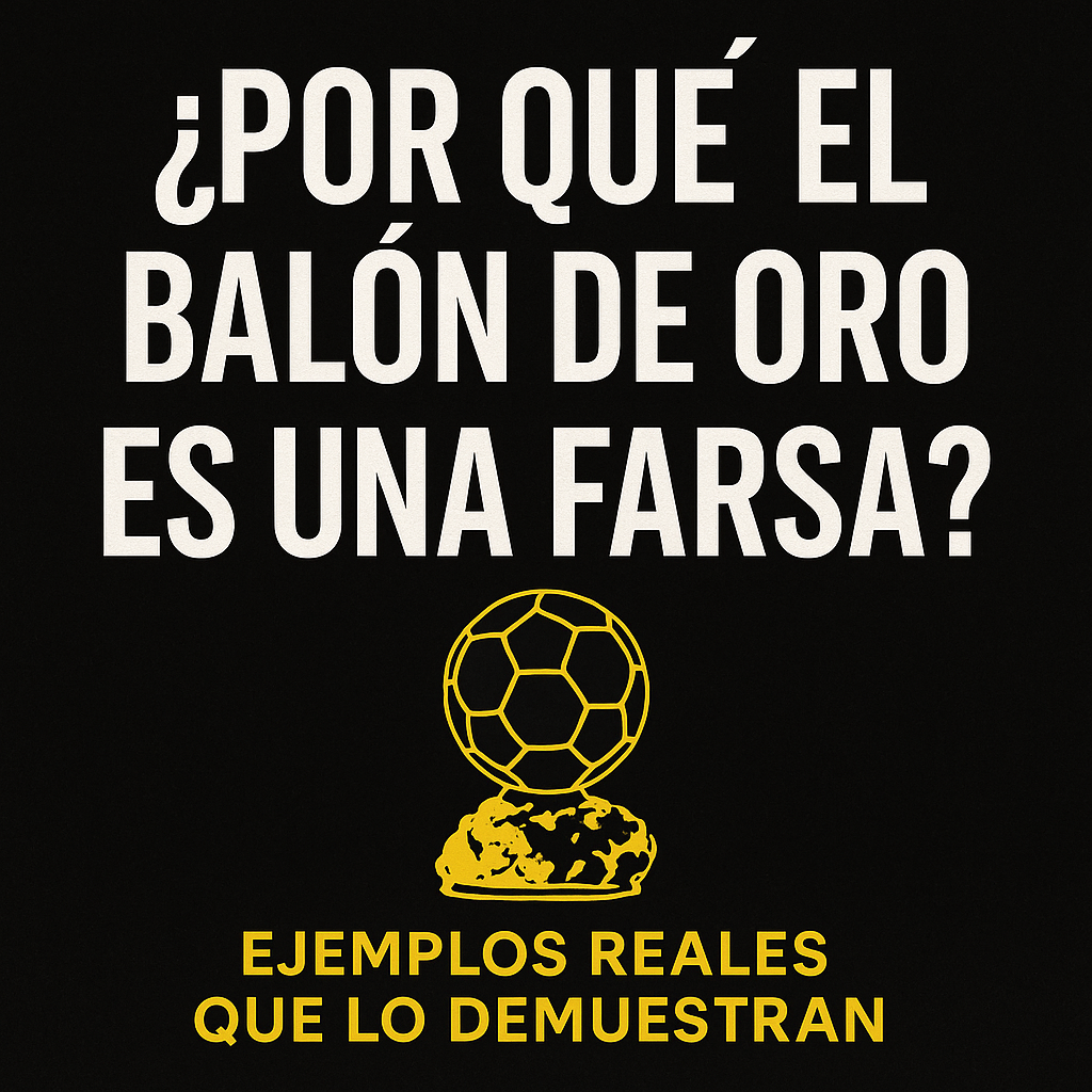 Balón de Oro: El Premio Más Manipulado del Fútbol Moderno