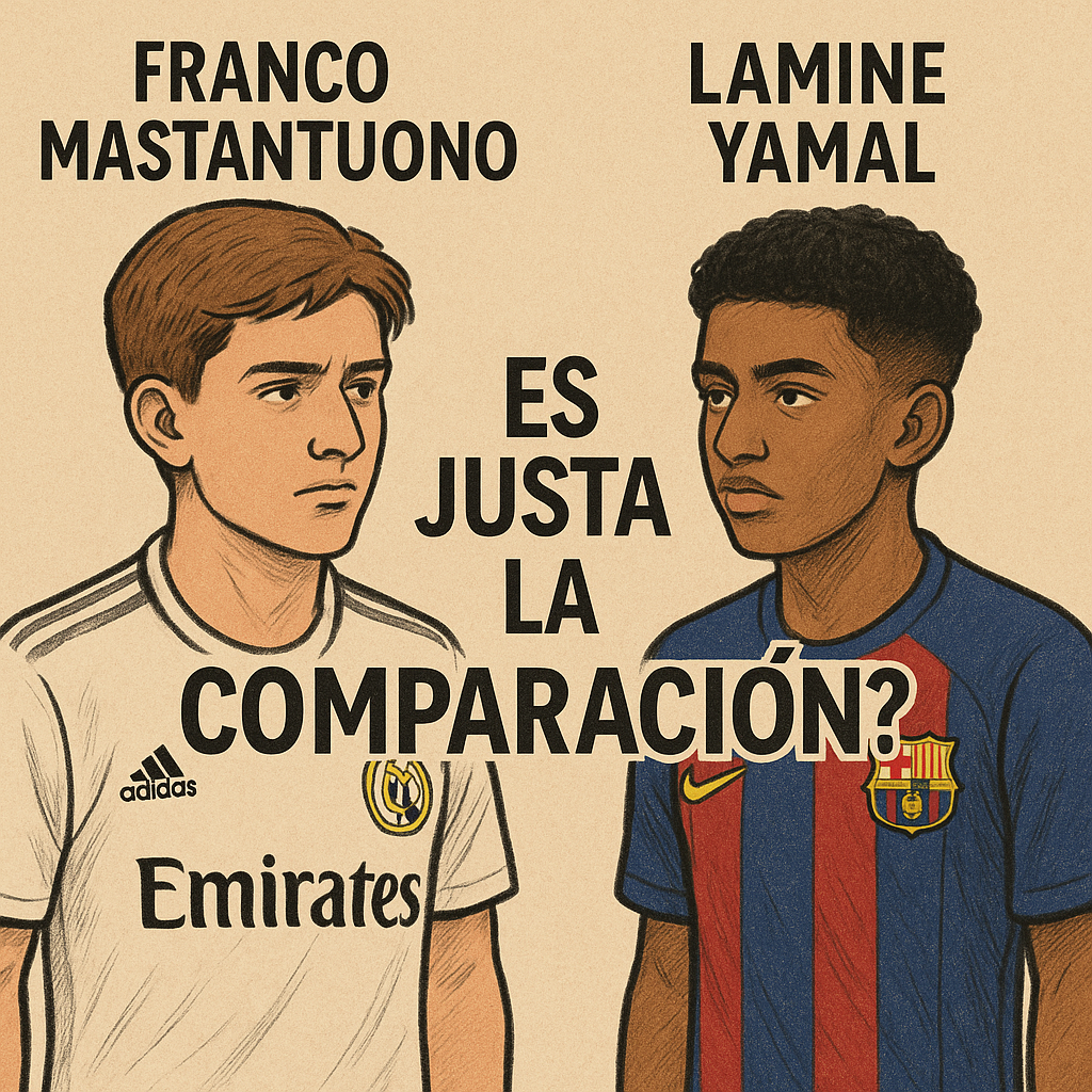 Franco Mastantuono vs Lamine Yamal: ¿Es justa la comparación?