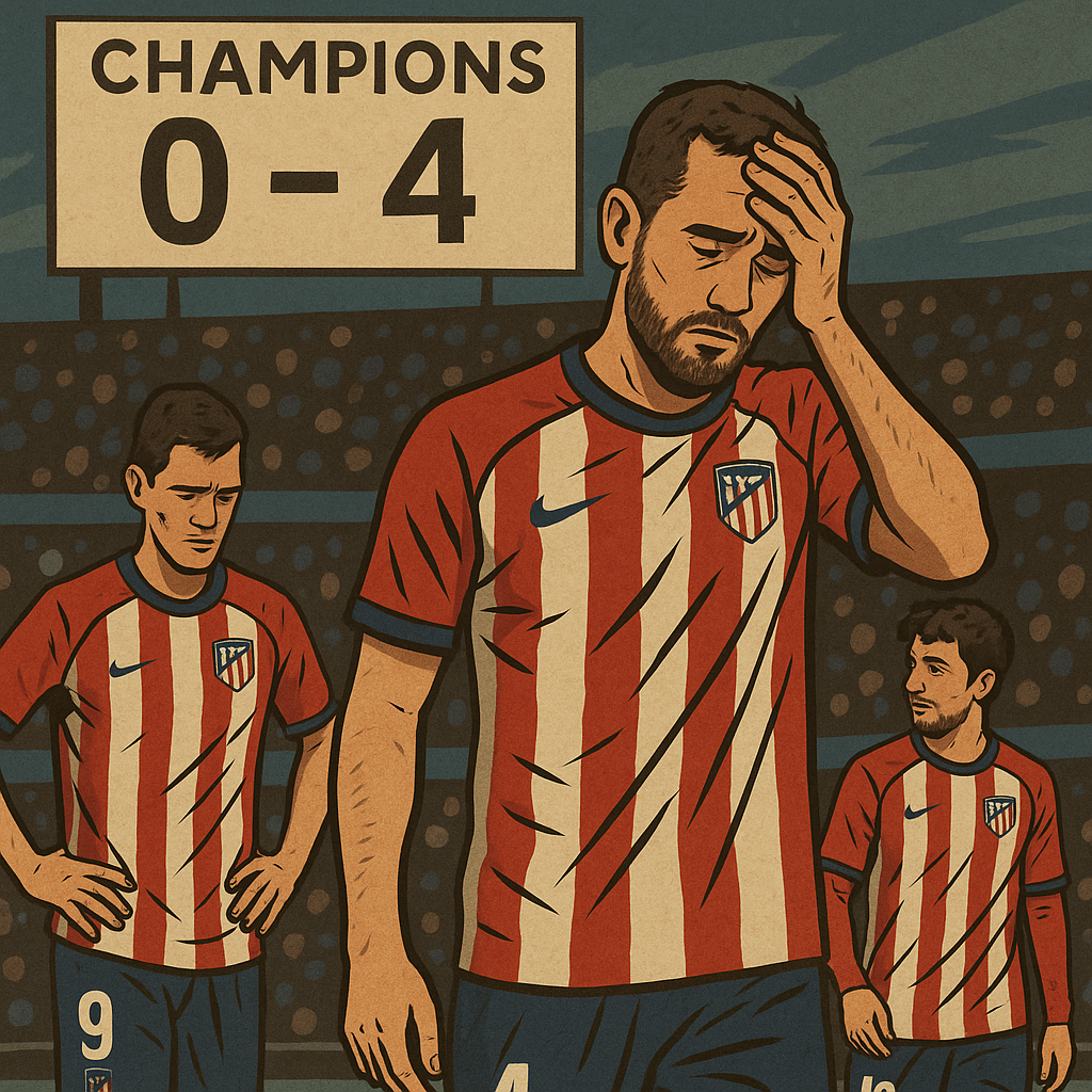 Derrota 4-0 y sin autocrítica: el preocupante presente del Atlético de Madrid