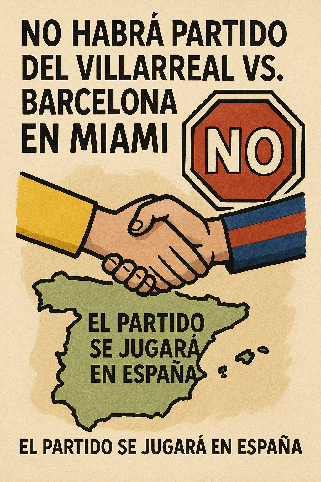 Cancelado el Villarreal vs Barcelona en Miami: una victoria del fútbol local