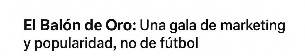 Raphinha 5º y Pedri 11º: El Balón de Oro Perdió el Rumbo