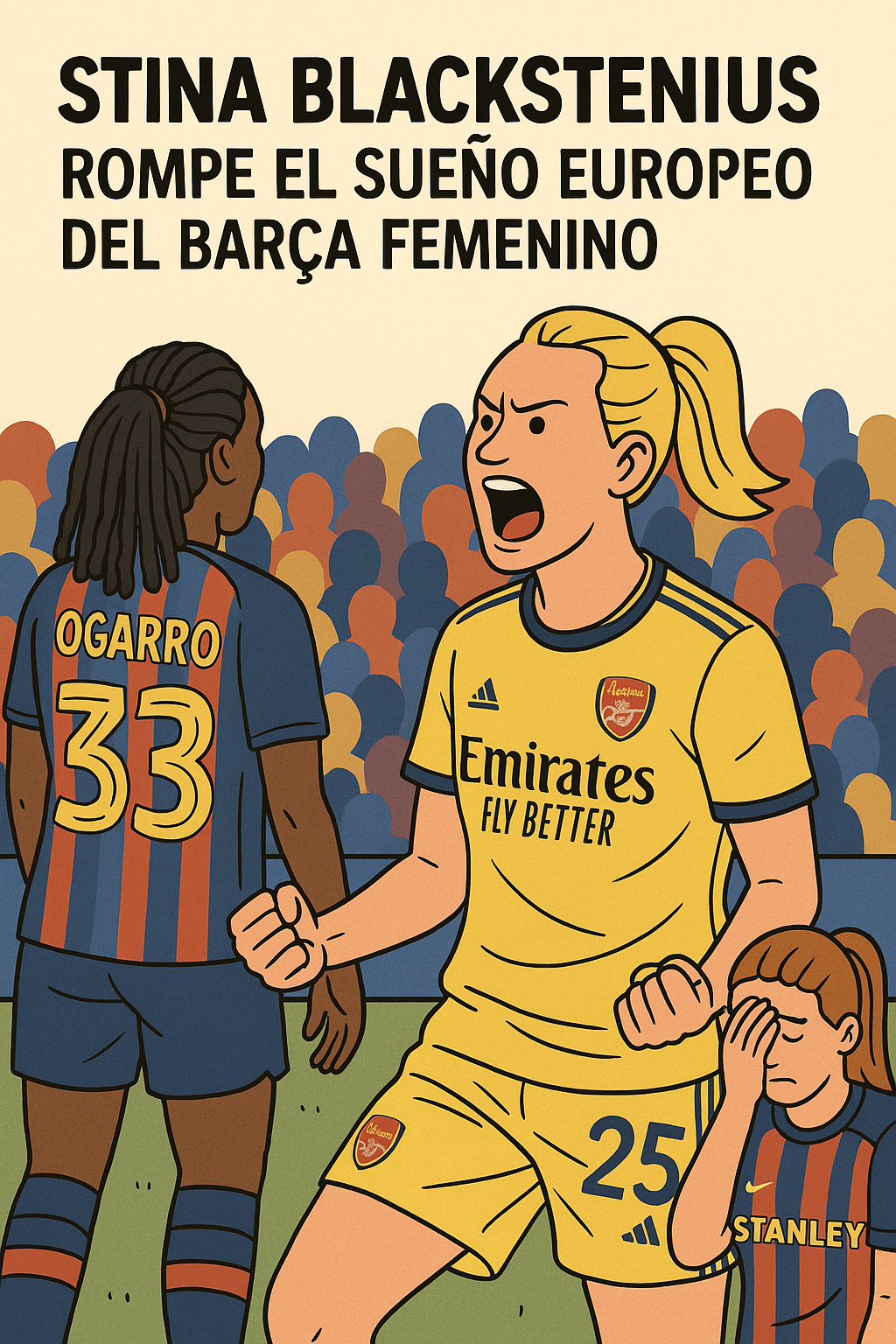 Stina Blackstenius Rompe el Sueño Europeo del Barça Femenino
