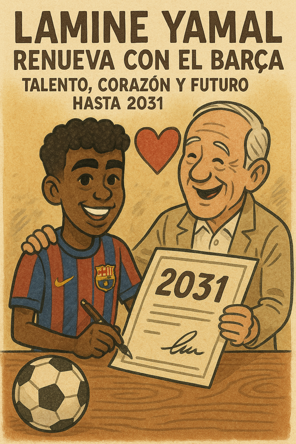Lamine Yamal Renueva con el Barça: Talento, Corazón y Futuro hasta 2031