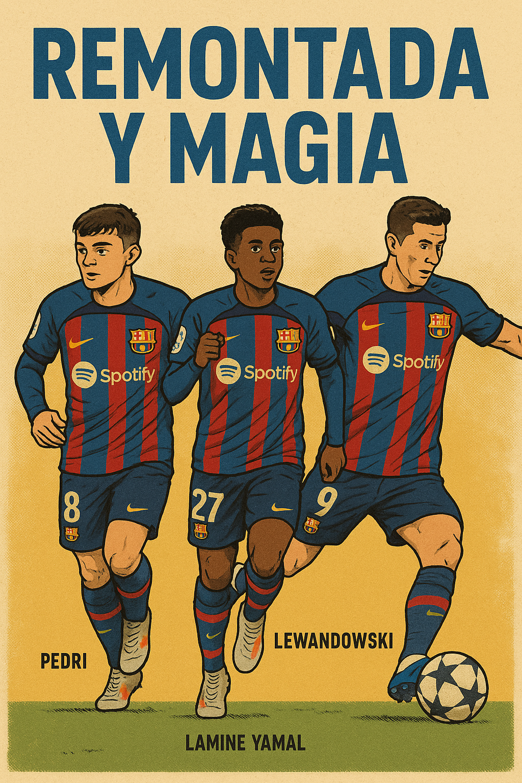 Lamine Asiste, Pedri Brilla y Lewandowski Mata: Noche Redonda para el Barça