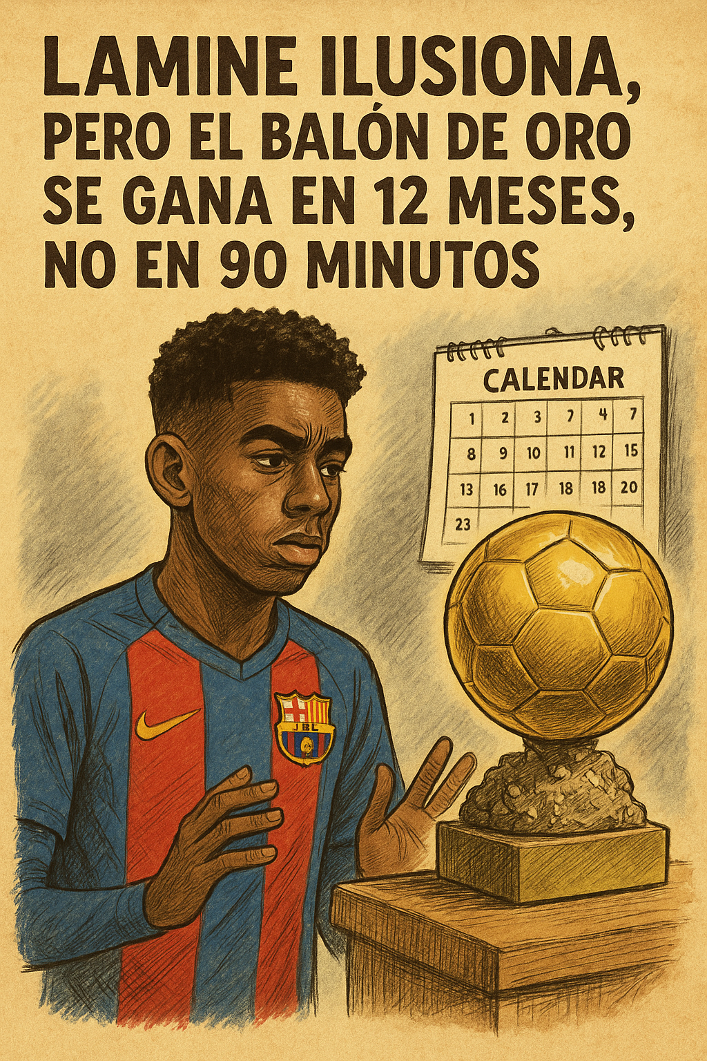 Lamine Ilusiona, Pero el Balón de Oro se Gana en 12 Meses, No en 90 Minuto