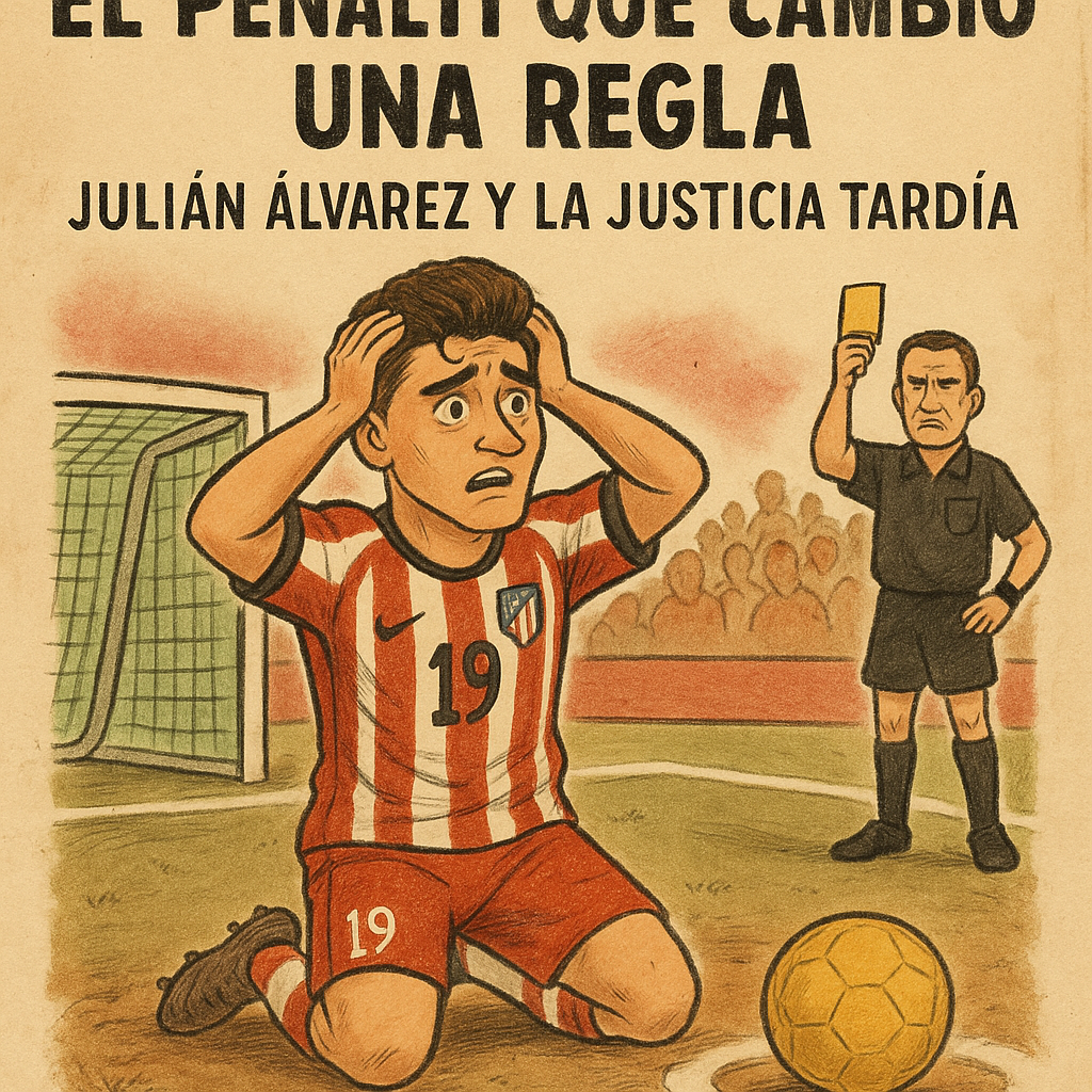 El Penalti que Cambió una Regla: Julián Álvarez y la Justicia Tardía