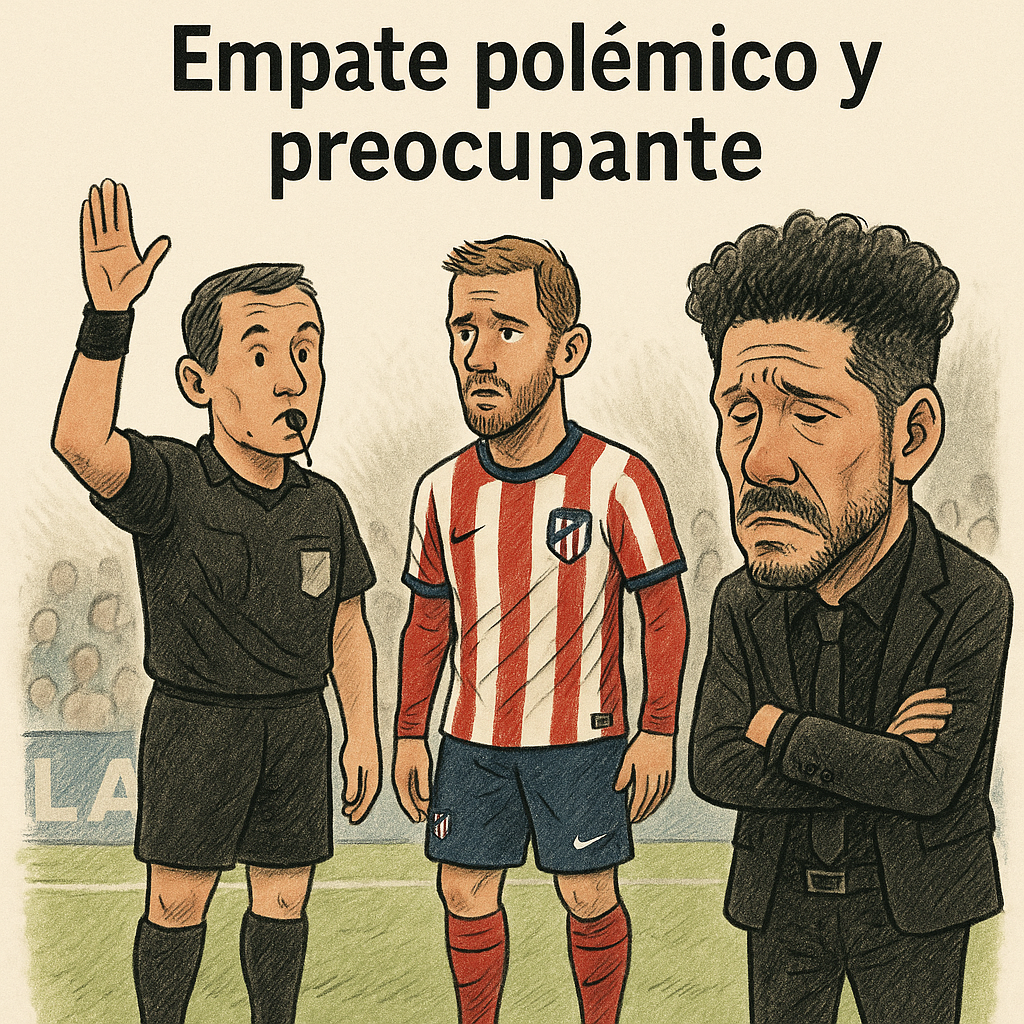 Atlético de Madrid y otro empate amargo: ¿Qué está fallando?