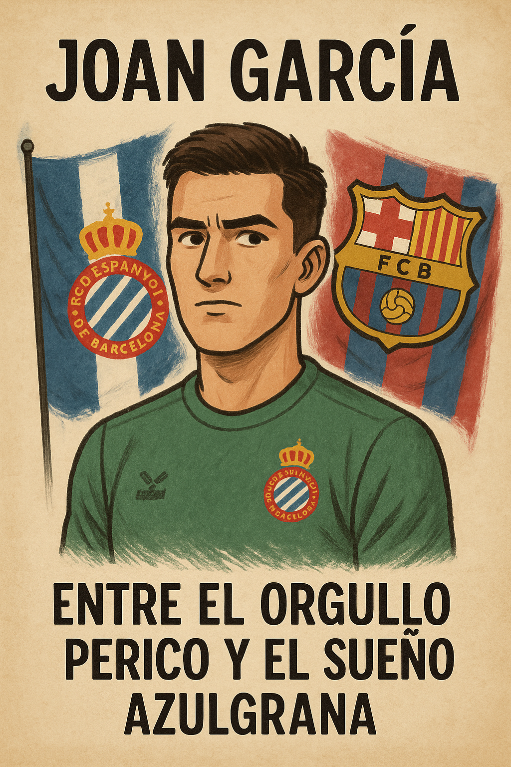 Joan García: Entre el Orgullo Perico y el Sueño Azulgrana