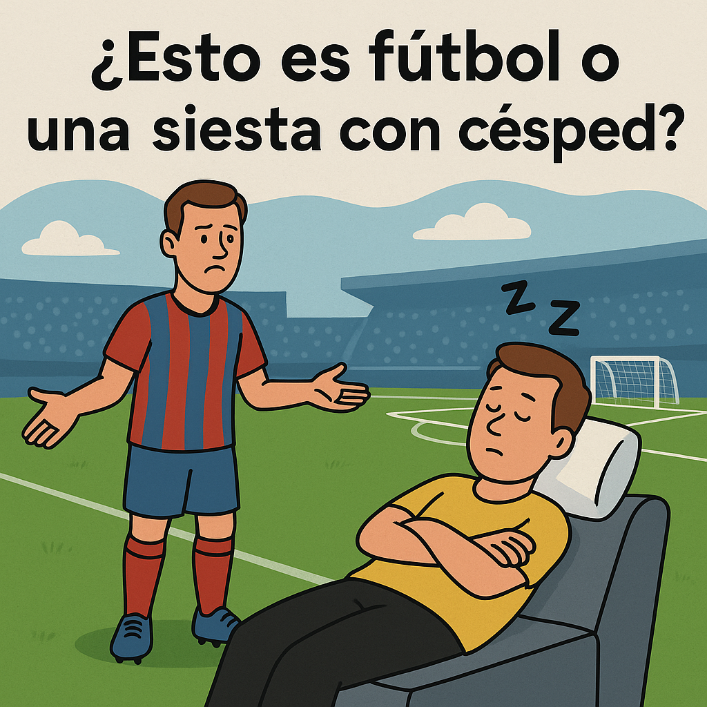 ¿Esto es fútbol o una siesta con césped?
