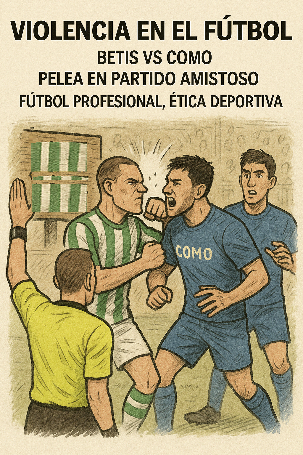 Vergüenza en el césped: Betis vs Como, una pelea que mancha al fútbol