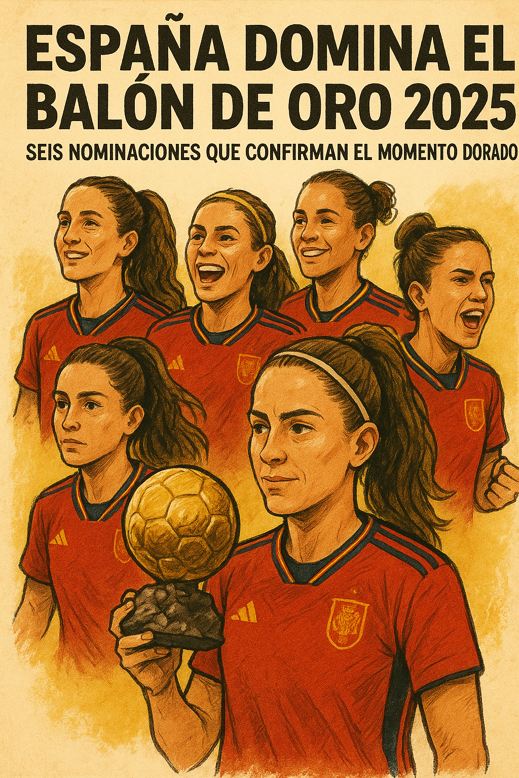 España domina el Balón de Oro 2025: seis nominaciones que confirman el momento dorado