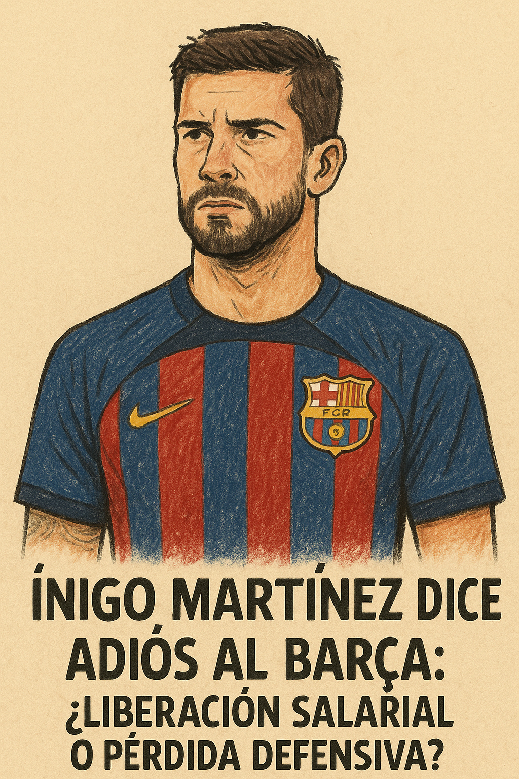 Iñigo Martínez dice adiós al Barça: ¿liberación salarial o pérdida defensiva