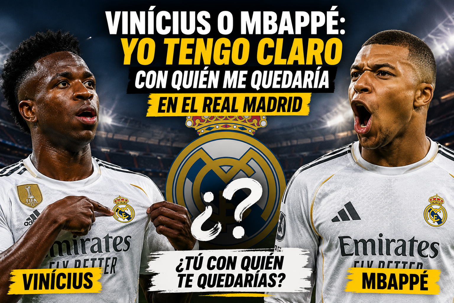 Vinícius o Mbappé: yo tengo claro con quién me quedaría en el Real Madrid