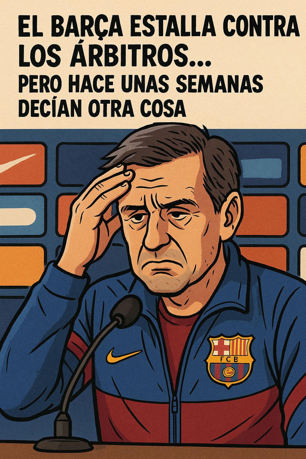 El Barça estalla contra los árbitros… pero hace unas semanas decían otra cosa.