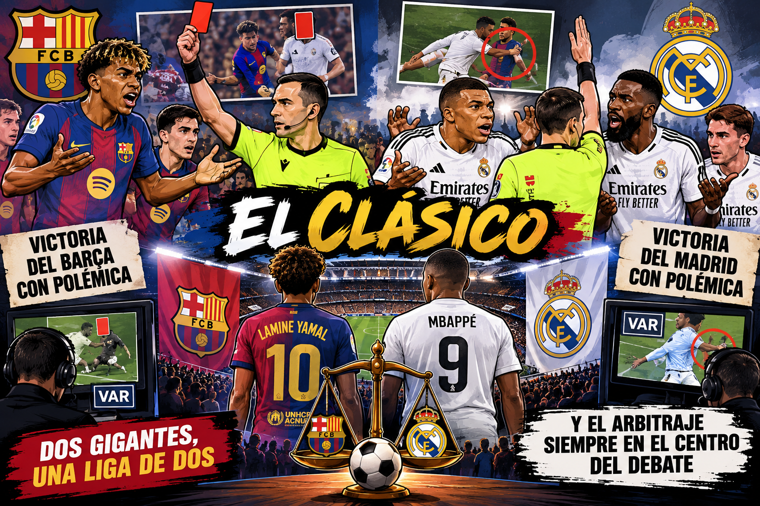 Real Madrid y Barcelona ganan entre polémicas: ¿es esta la Liga que queremos?