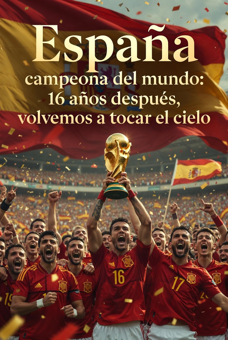 España campeona del mundo: 16 años después, volvemos a tocar el cielo