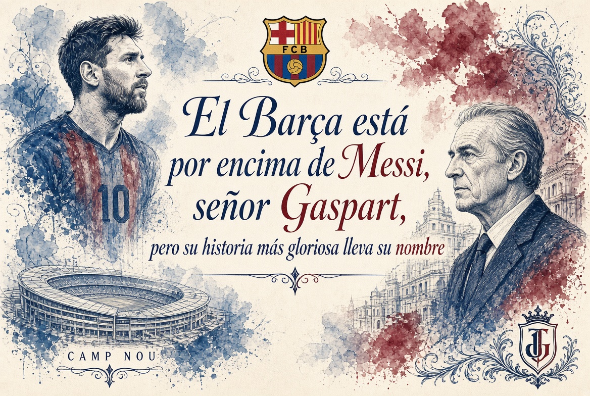 El Barça está por encima de Messi, señor Gaspart, pero su historia más gloriosa lleva su nombre