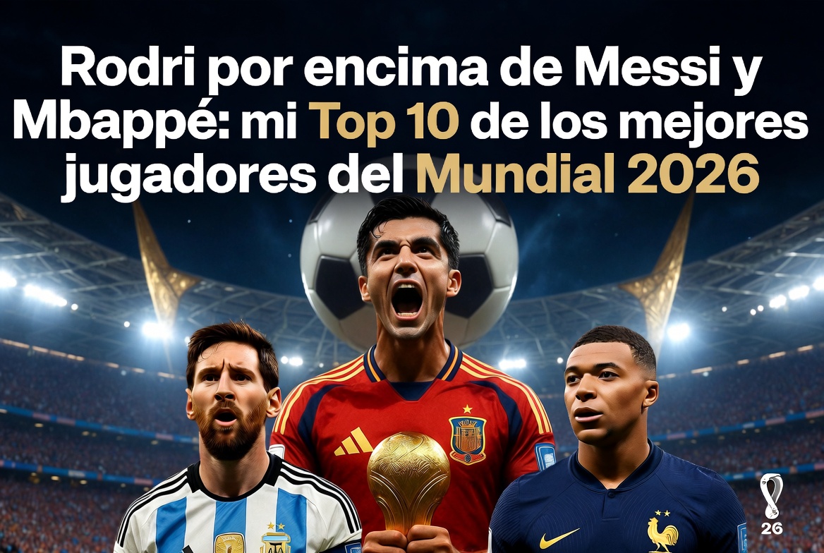 Rodri por encima de Messi y Mbappé: mi Top 10 de los mejores jugadores del Mundial 2026