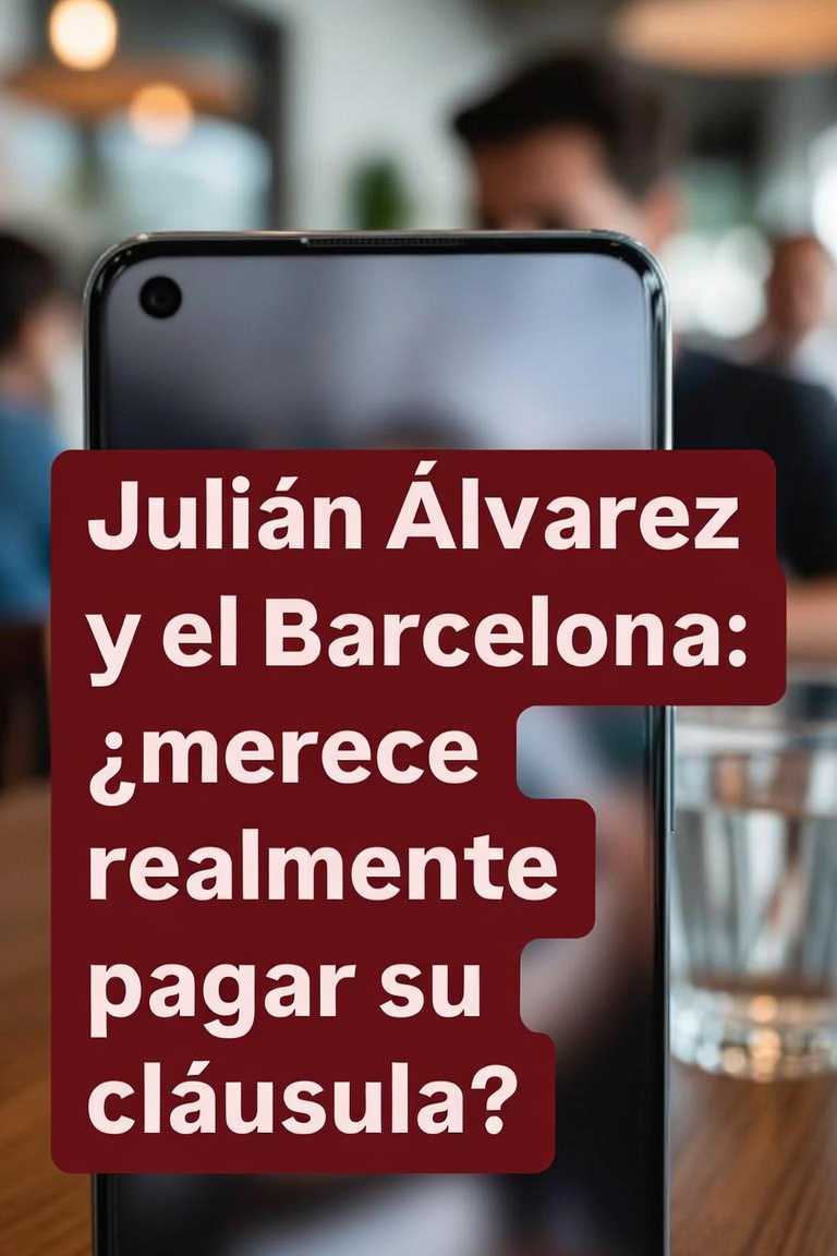 Julián Álvarez y el Barcelona: ¿merece realmente pagar su cláusula?