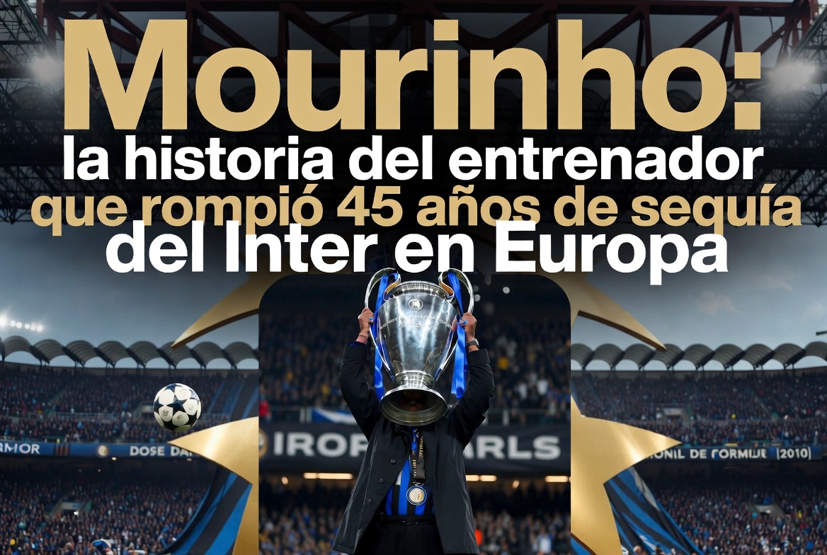 Mourinho: la historia del entrenador que rompió 45 años de sequía del Inter en Europa